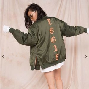 Eggie Bomber Jacket Green